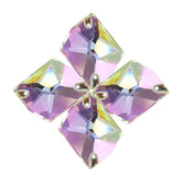 Luminous Green Cosmic Shape High Quality Glass Sew-on Rhinestones WholesaleRhinestone